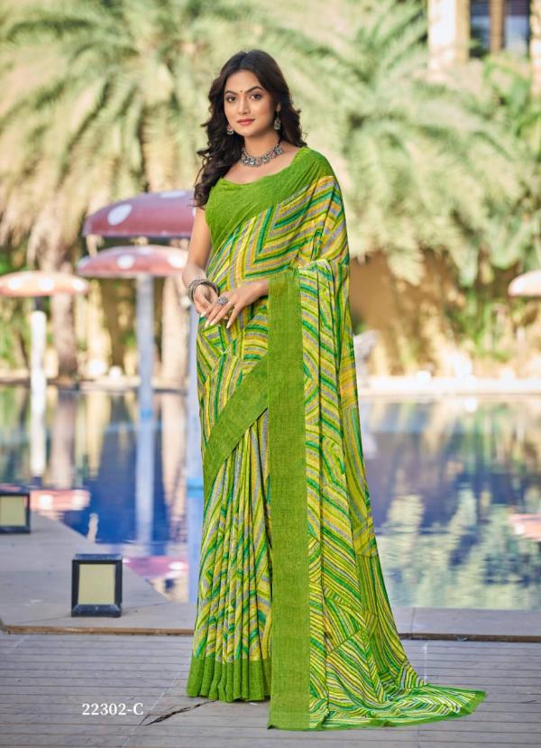 Ruchi Star Chiffon 98 New Casual Chiffon Fancy Saree Collection